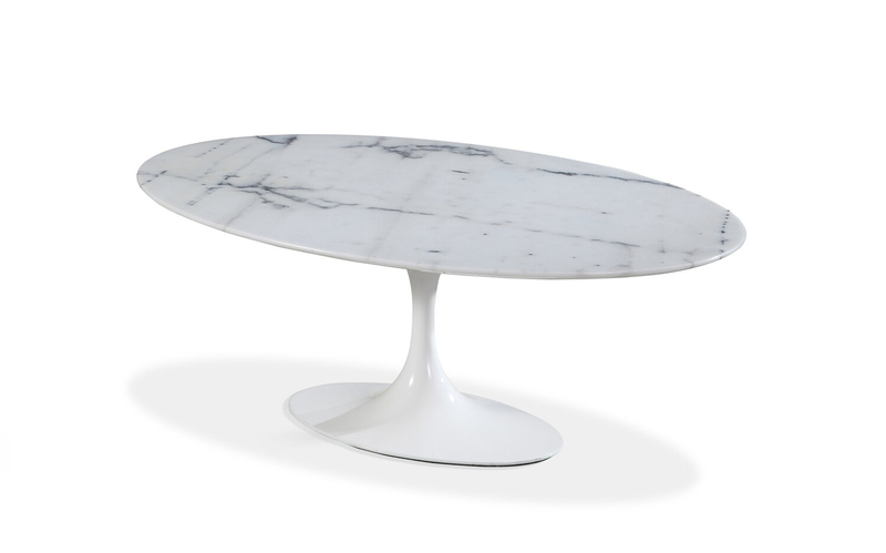 Hagler Genuine Marble Pedestal Dining Table