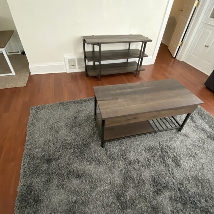 Haneline Lift Top 4 Legs Coffee Table with Storage