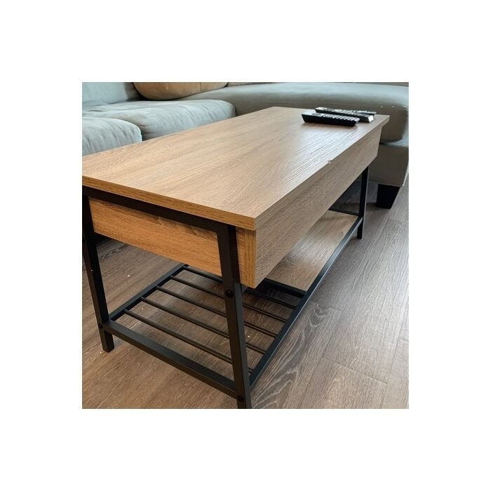Haneline Lift Top 4 Legs Coffee Table with Storage