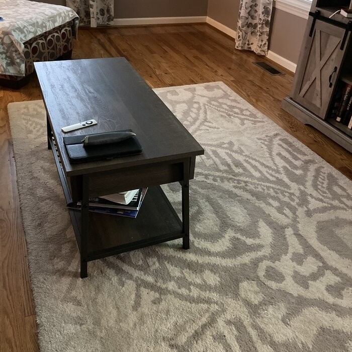 Haneline Lift Top 4 Legs Coffee Table with Storage