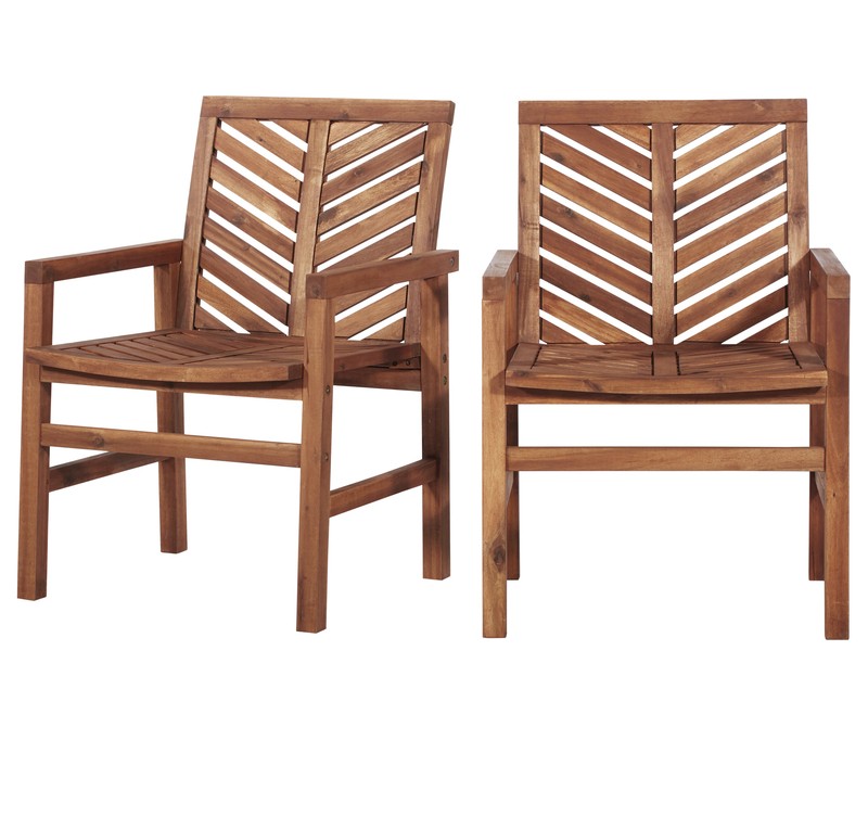 Harbison Acacia Patio Dining Armchair