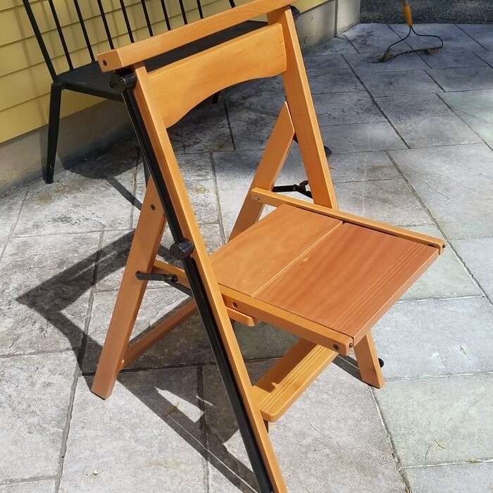 Hardie 4 - Step Wood Folding Step Stool
