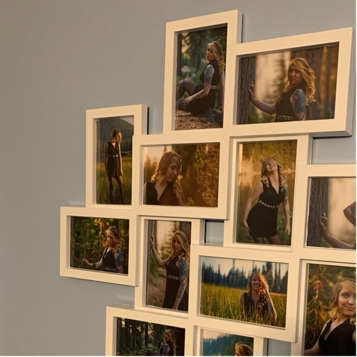 Haymond Gallery Style Wall Hanging 12 Opening Photo Sockets Picture Frame