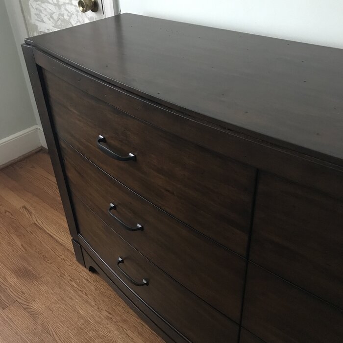 Hegwood 6 Drawer 64'' W Solid Wood Dresser