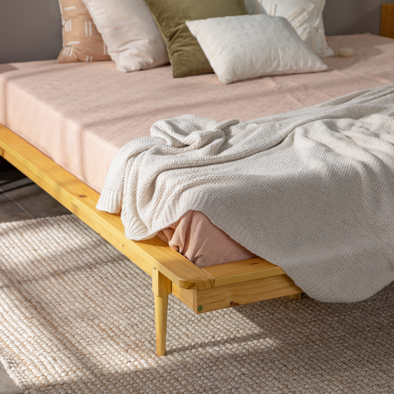 Solid Wood Low Profile Platform Bed Foter