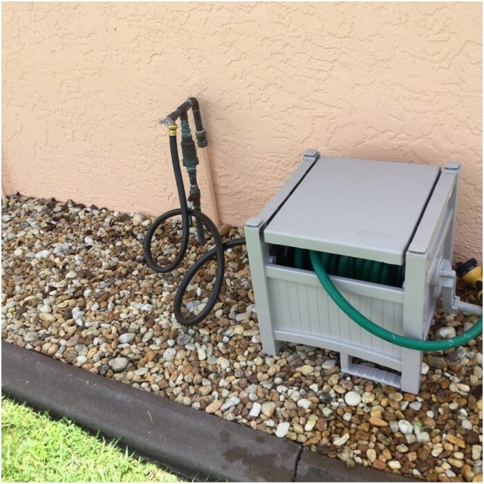 Hideaway Resin Hose Reel