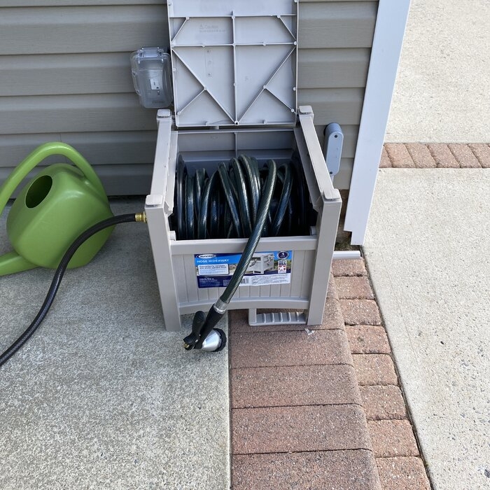 Hideaway Resin Hose Reel