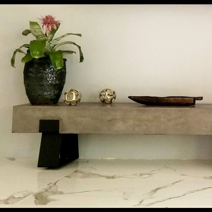 Hobbes Metal and Concrete Picnic Bench