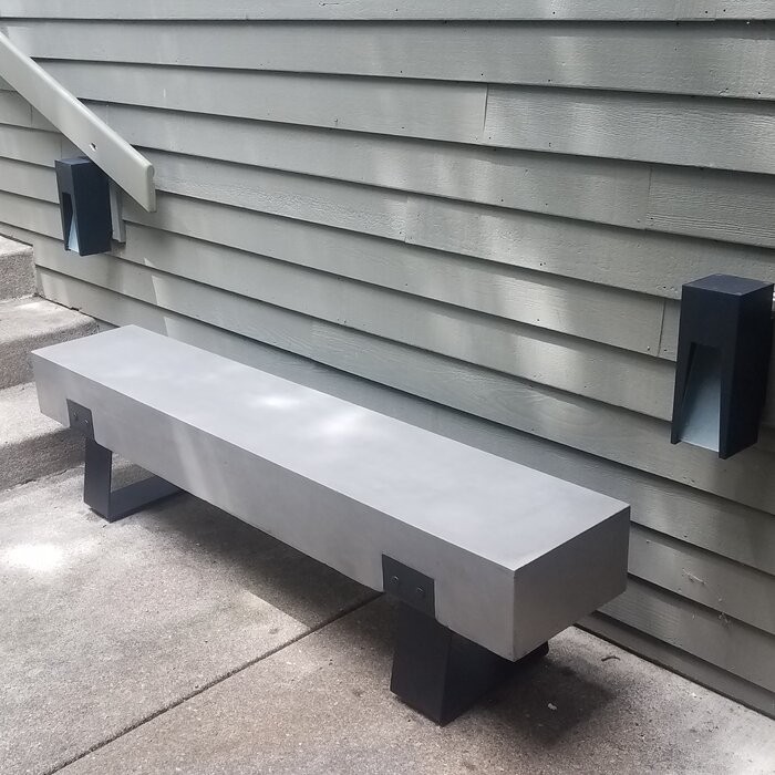 Hobbes Metal and Concrete Picnic Bench