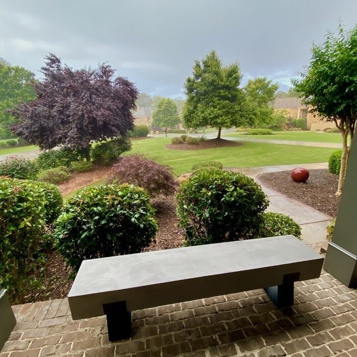 Hobbes Metal and Concrete Picnic Bench