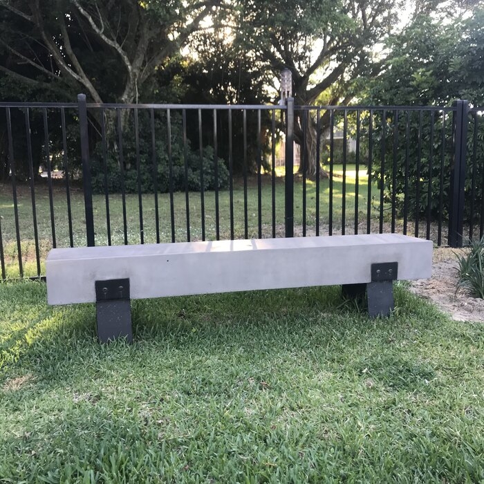 Hobbes Metal and Concrete Picnic Bench