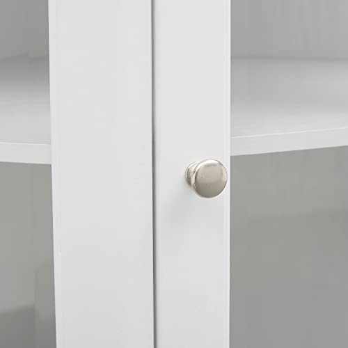 Home Source Corner Bar Unit White