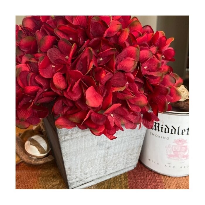 Hydrangea Floral Arrangement in Planter