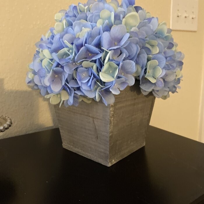 Hydrangea Floral Arrangement in Planter