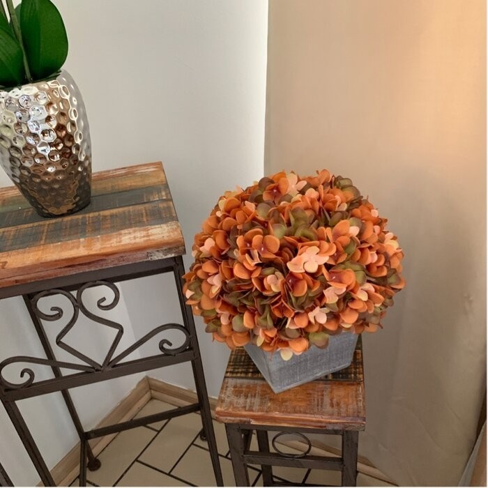Hydrangea Floral Arrangement in Planter