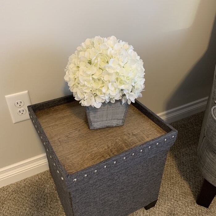 Hydrangea Floral Arrangement in Planter