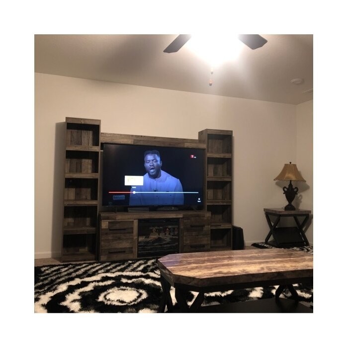 Janenna Entertainment Center for TVs up to 60" with Fireplace Included