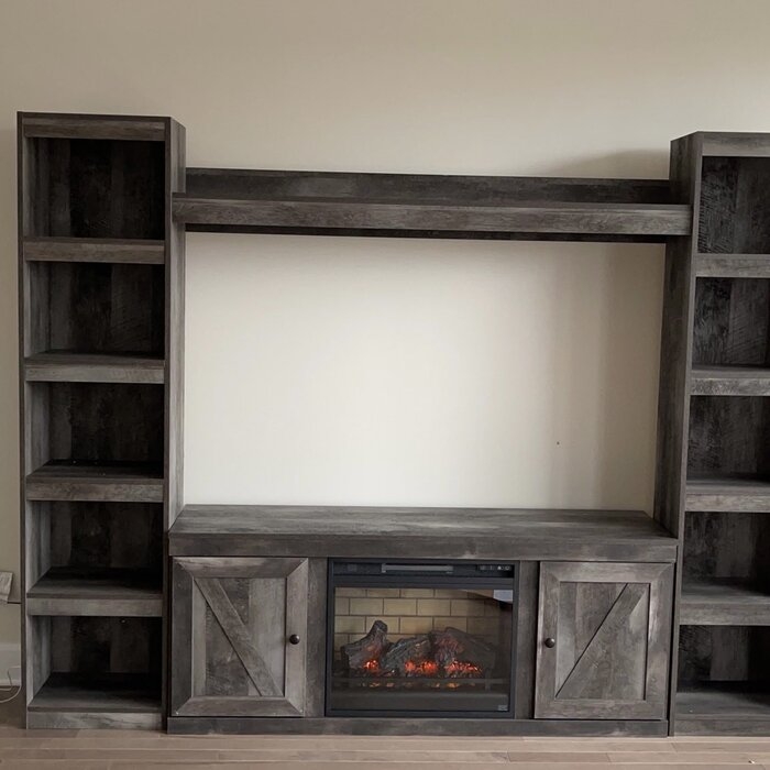 Janenna Entertainment Center for TVs up to 60" with Fireplace Included