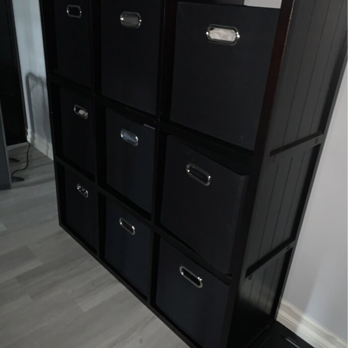 John Louis Cube Systems 40.25'' H x 37.75'' W Solid Wood Cube Bookcase