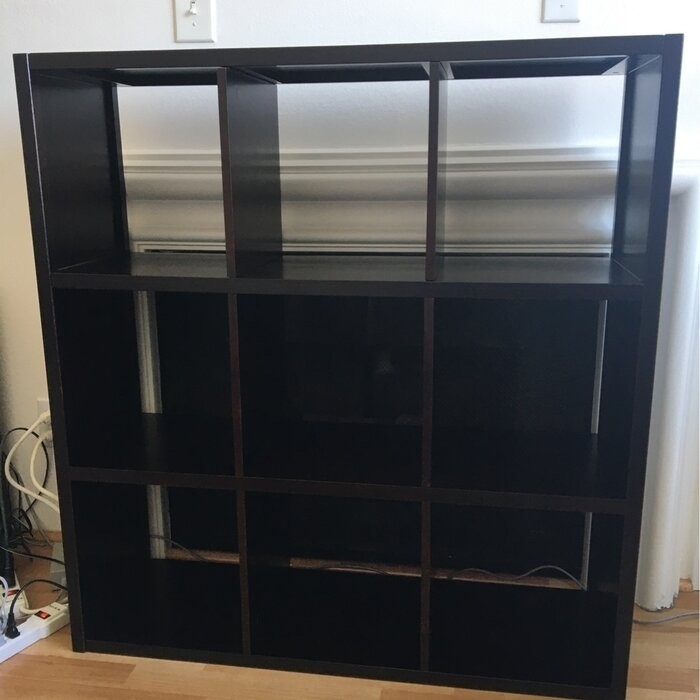 John Louis Cube Systems 40.25'' H x 37.75'' W Solid Wood Cube Bookcase