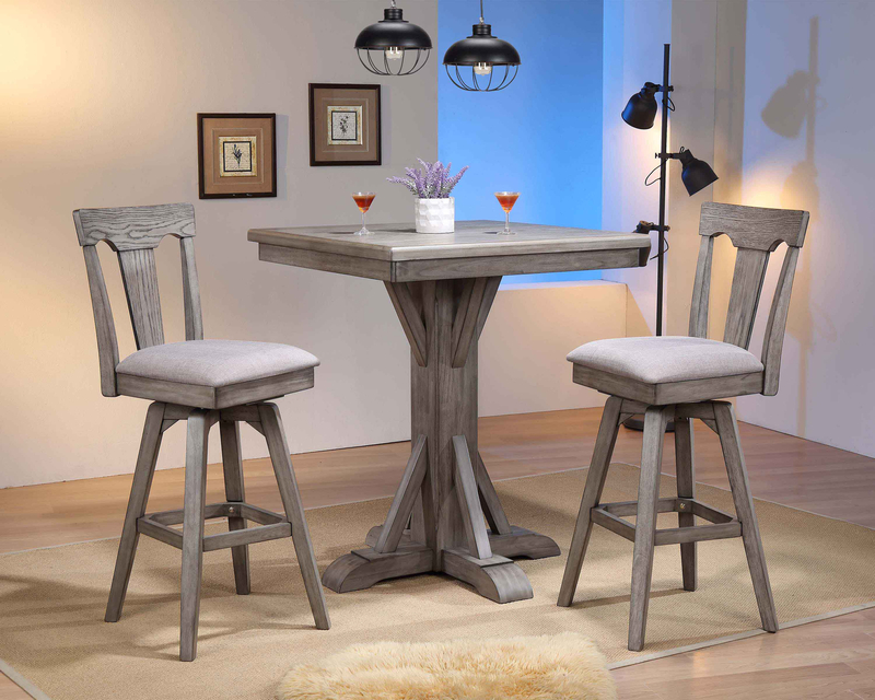 Jonson Bar Height 36'' Pedestal Dining Table