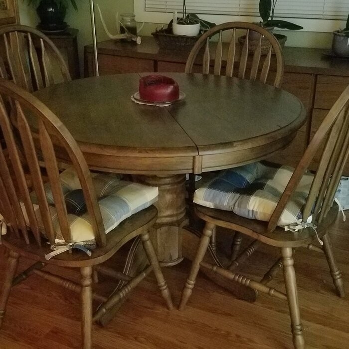 Judique Extendable Solid Wood Dining Set
