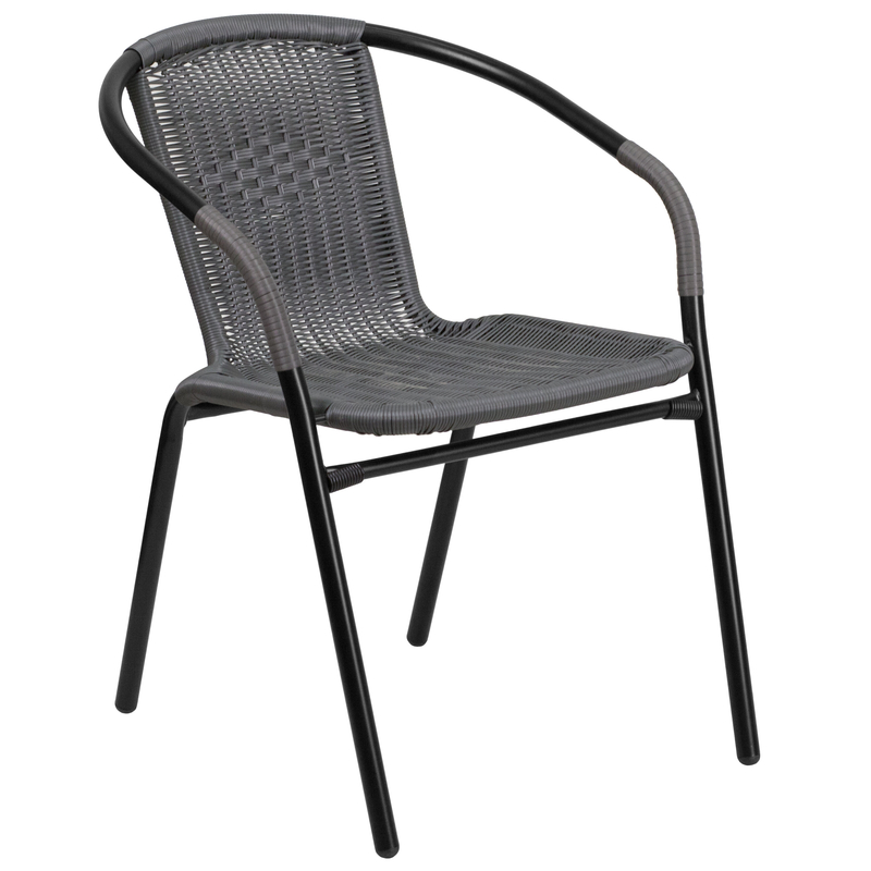 justin stacking patio dining chair