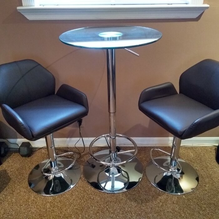 Kalliopi 2 - Person Bar Height Dining Set
