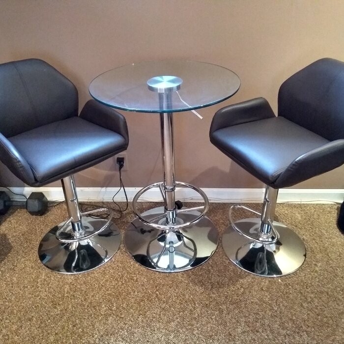 Kalliopi 2 - Person Bar Height Dining Set