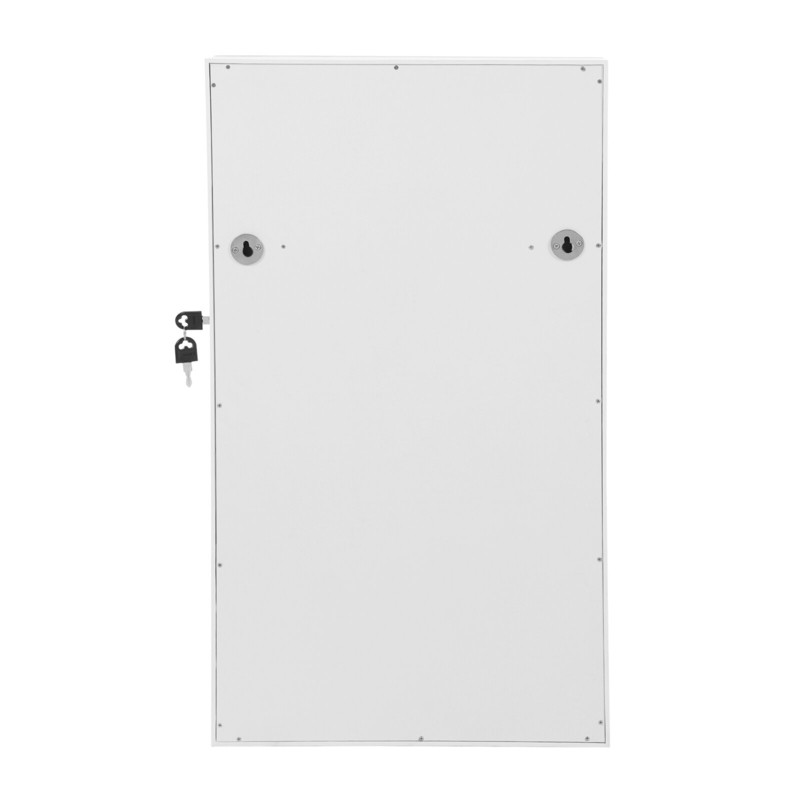 Karmakar 14.6'' Wide Wall Mounted Jewelry Armoire with Mirror