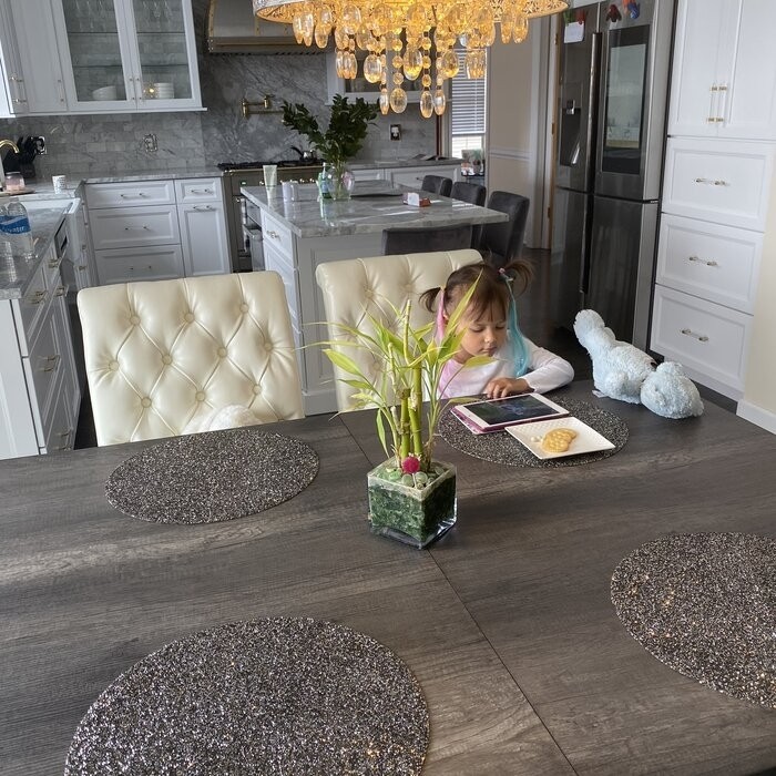 Katarina Extendable Solid Wood Dining Set