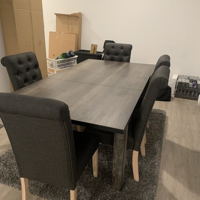Katarina Extendable Solid Wood Dining Set