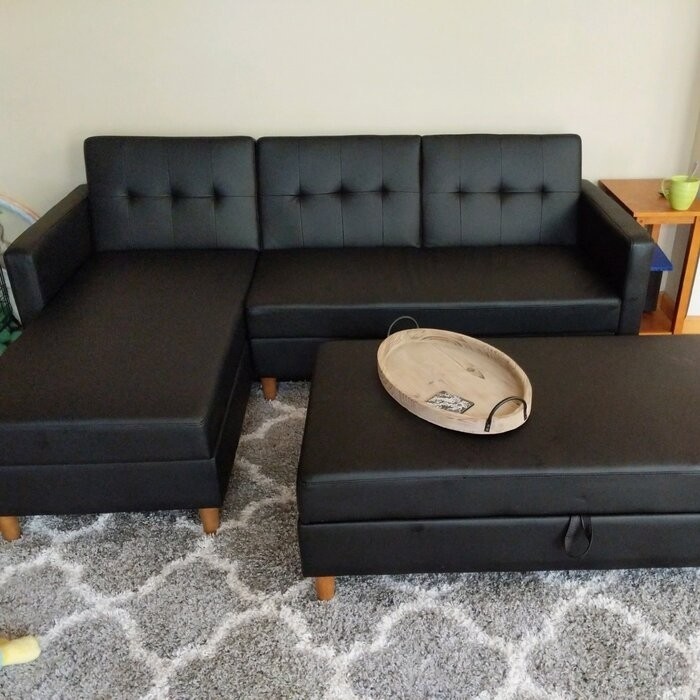 Kayden 84" Wide Reversible Sleeper Sofa & Chaise