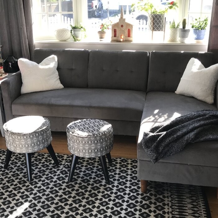 Kayden 84" Wide Reversible Sleeper Sofa & Chaise