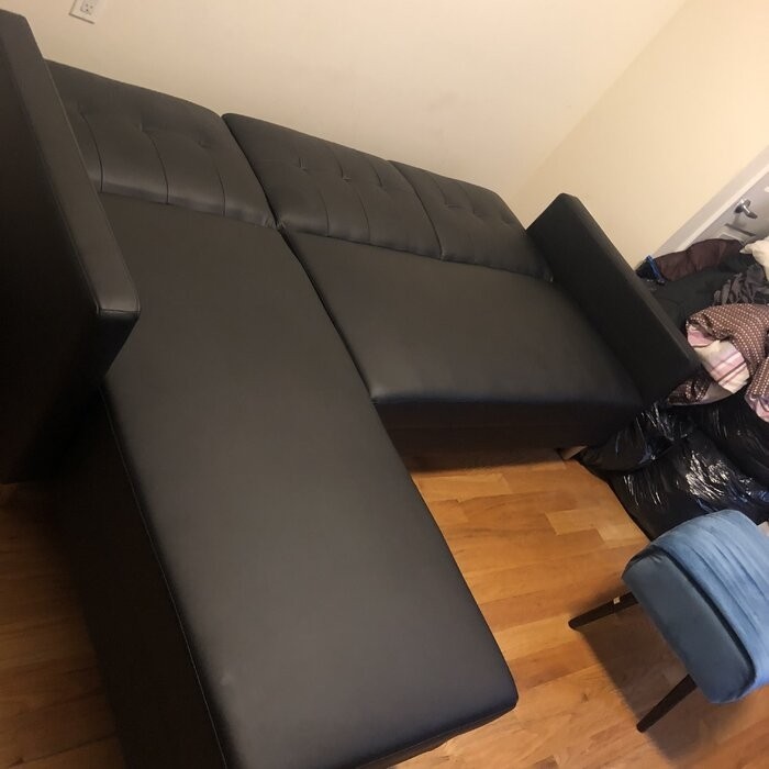 Kayden 84" Wide Reversible Sleeper Sofa & Chaise