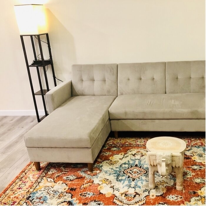 Kayden 84" Wide Reversible Sleeper Sofa & Chaise