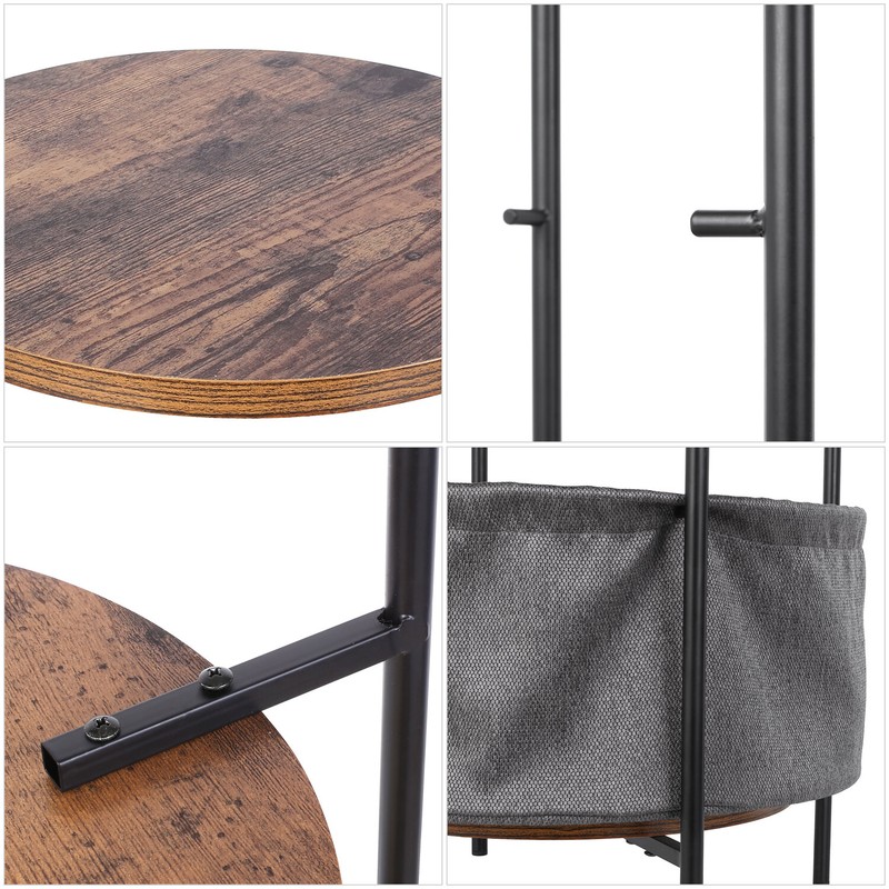 Kedesha 23.6'' Tall Iron Nightstand