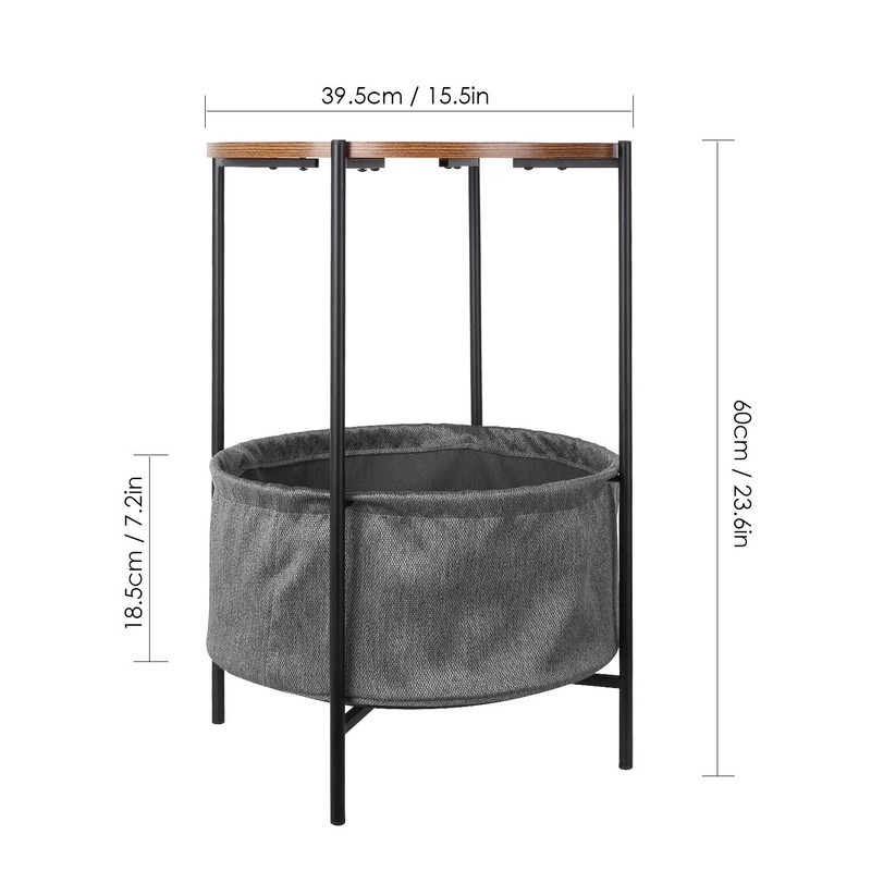 Kedesha 23.6'' Tall Iron Nightstand