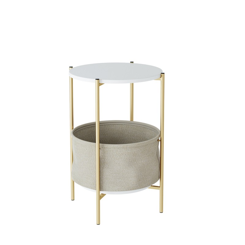 Kedesha 23.6'' Tall Iron Nightstand