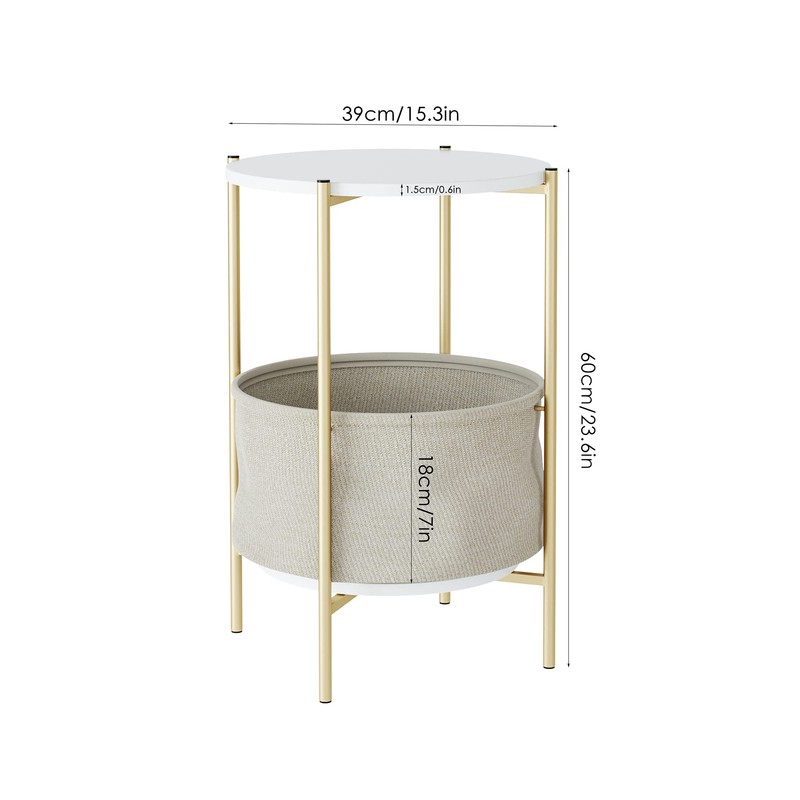 Kedesha 23.6'' Tall Iron Nightstand