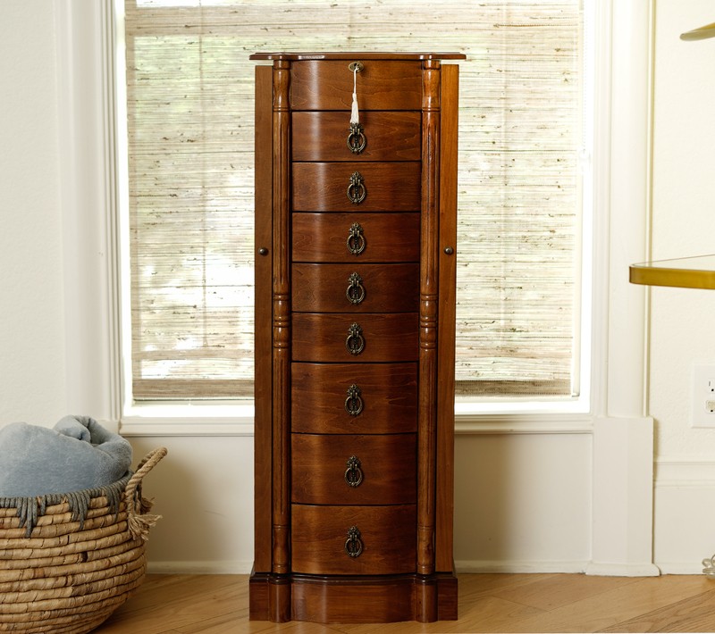 Kennell 17.25'' Wide Jewelry Armoire with Mirror