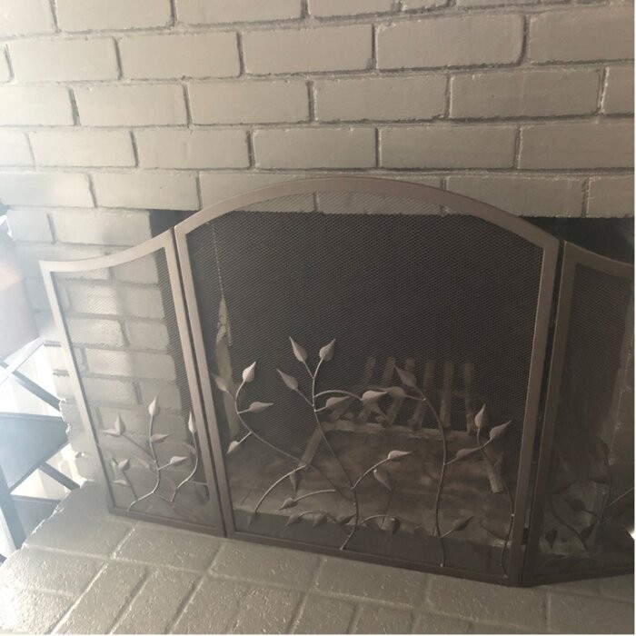 Kestrel 3 Panel Steel Fireplace Screen