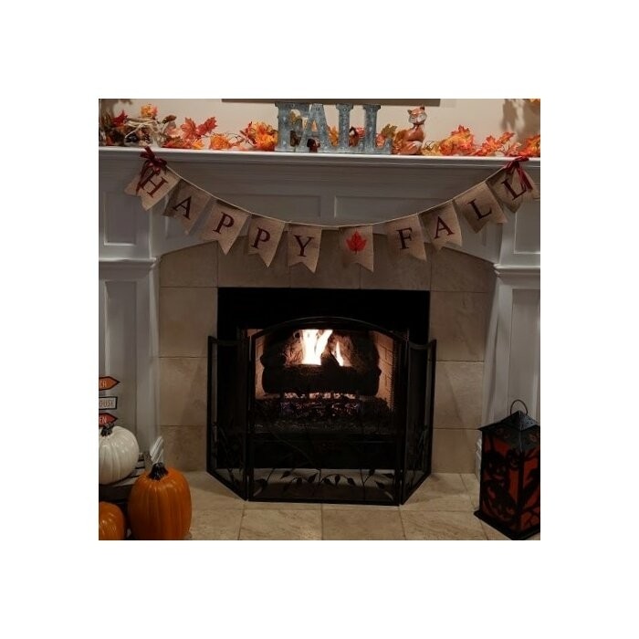 Kestrel 3 Panel Steel Fireplace Screen