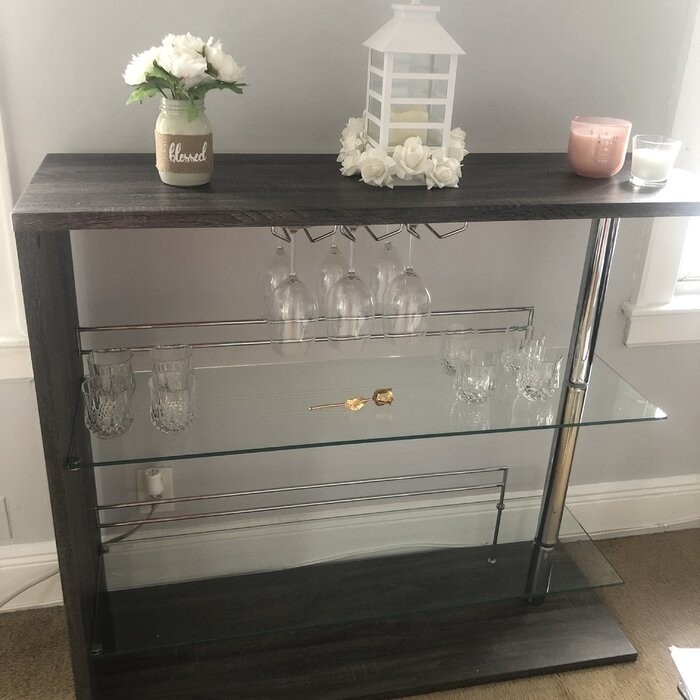Kinner Bar with Wine Storage