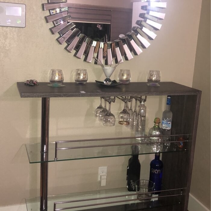 Kinner Bar with Wine Storage