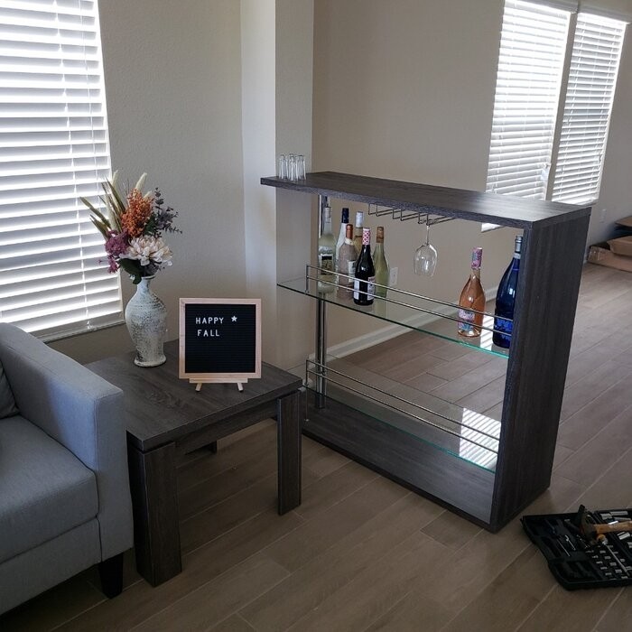 Kinner Bar with Wine Storage