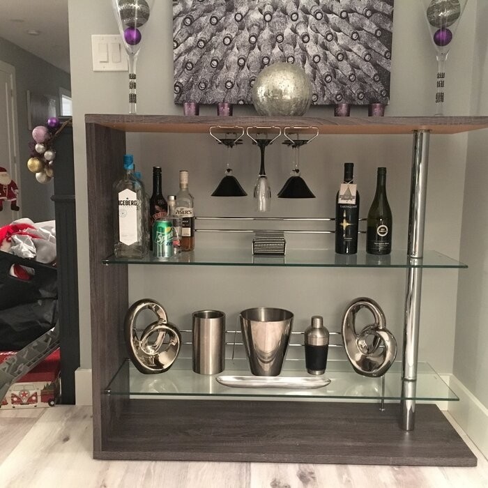 Kinner Bar with Wine Storage