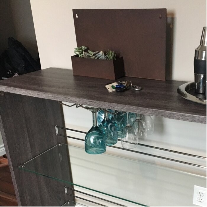 Kinner Bar with Wine Storage