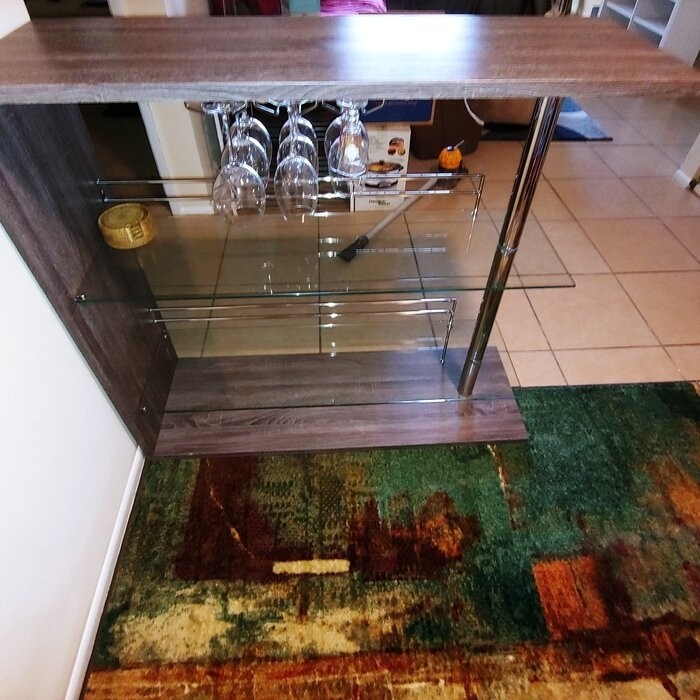 Kinner Bar with Wine Storage