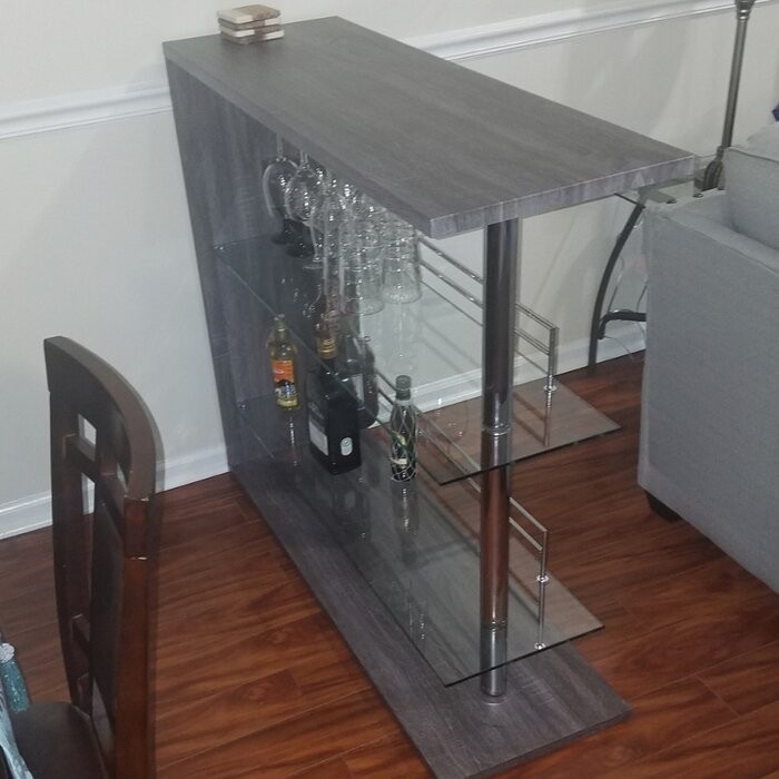 Kinner Bar with Wine Storage